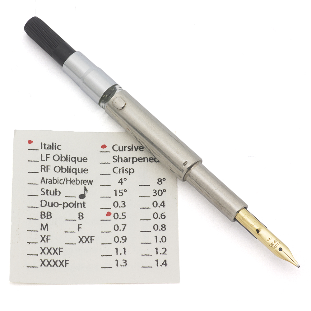Pilot Vanishing Point Nib Unit ONLY (2008) - 18k 0.5mm Cursive